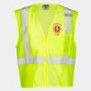 Unisex Single Pocket Zipper Mesh Vest Thumbnail